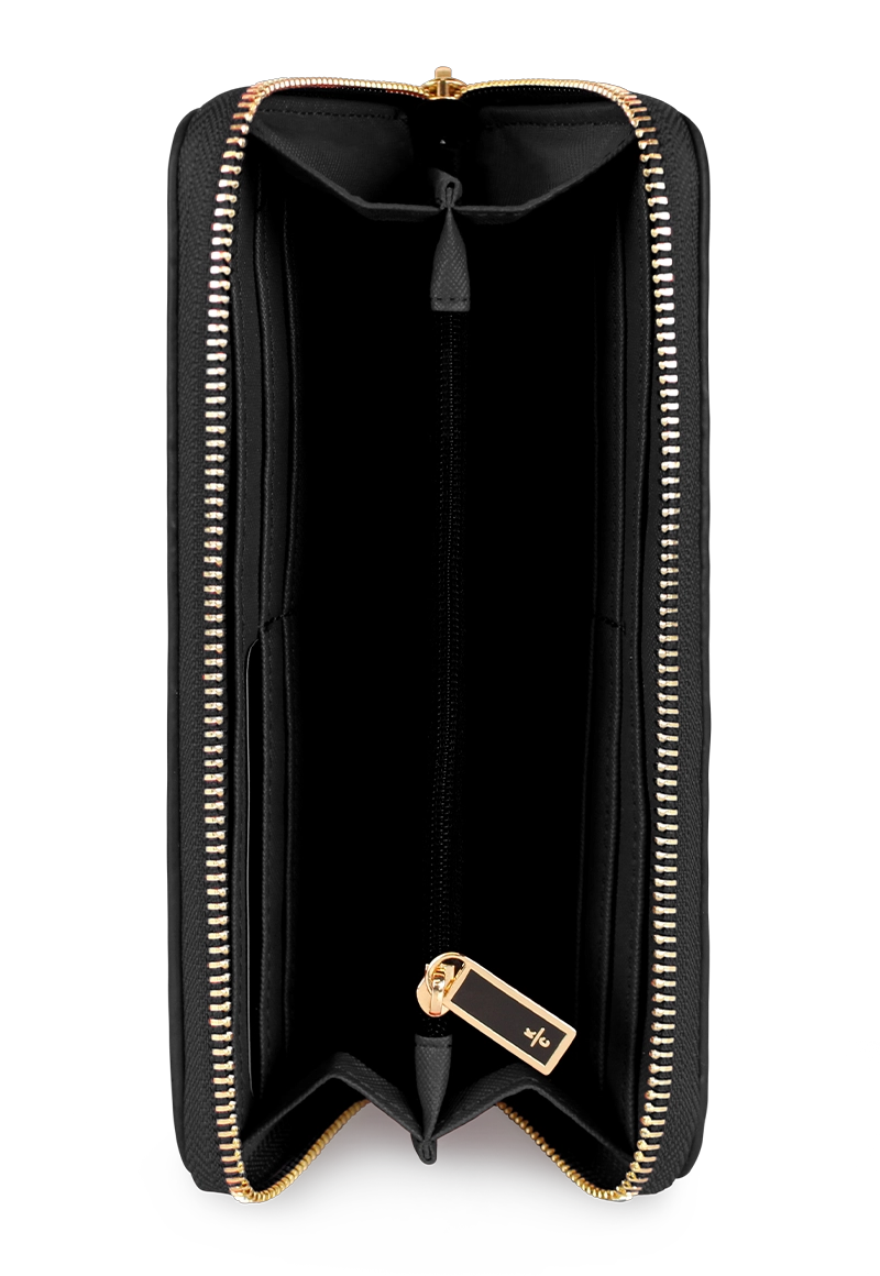BILLETERA MUJER AVA NEGRA KENNETH COLE - 4