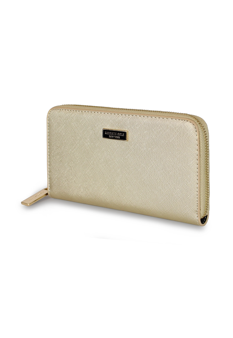 BILLETERA MUJER AVA GOLD KENNETH COLE