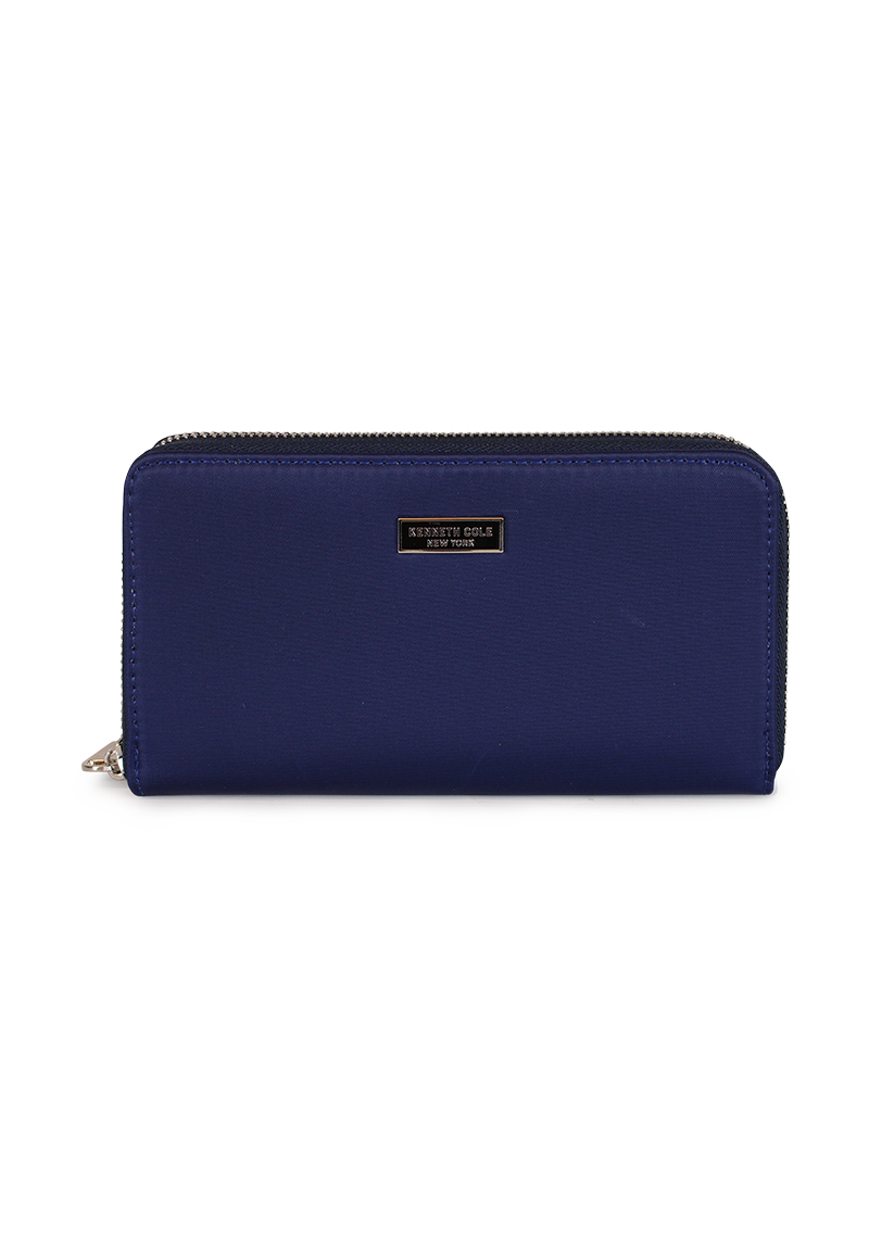 BILLETERA MUJER FELICITY AZUL KENNETH COLE - 1