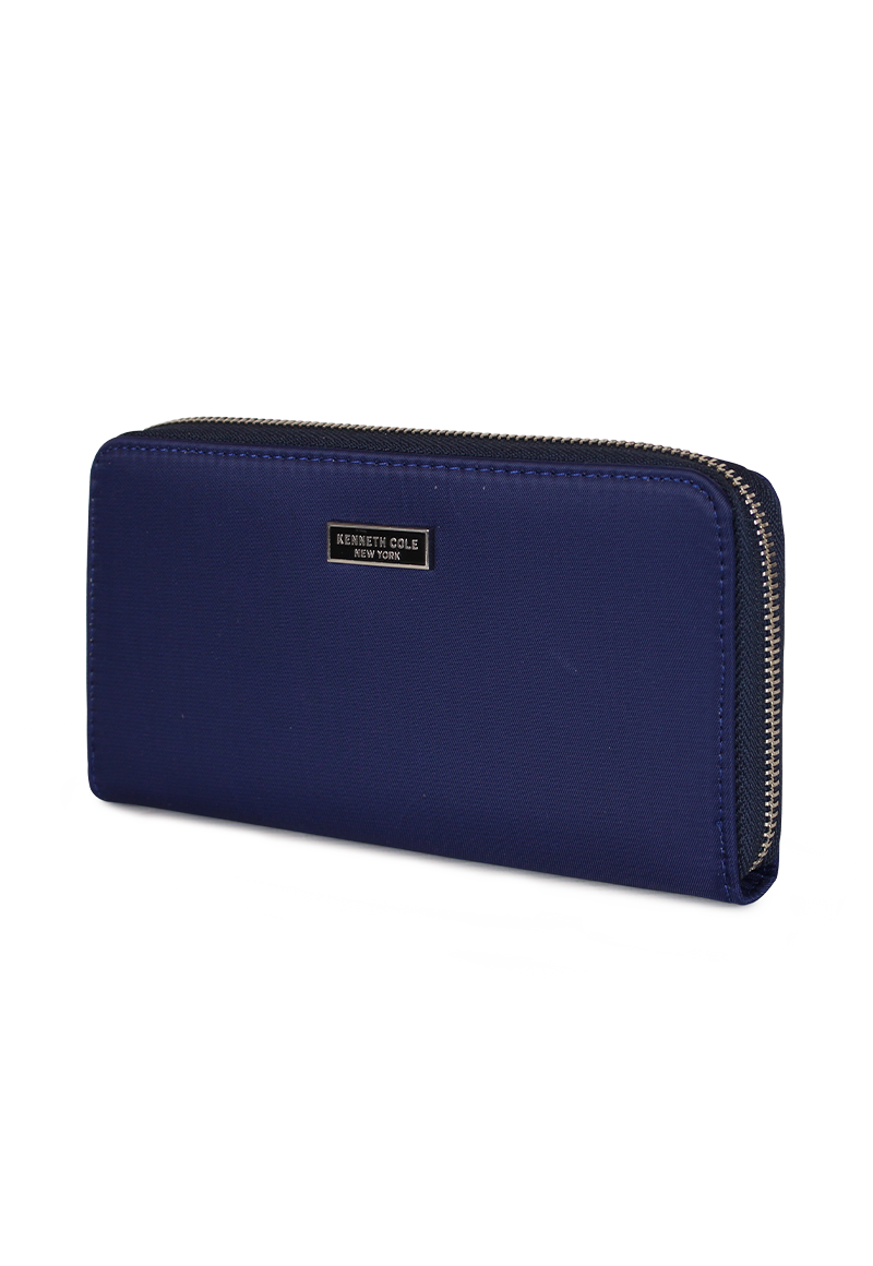 BILLETERA MUJER FELICITY AZUL KENNETH COLE - 3