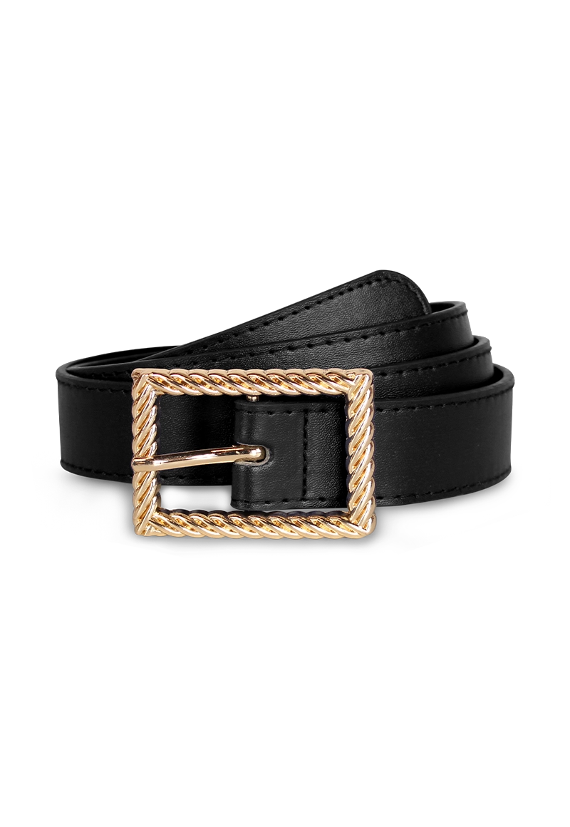 CINTURÓN ECOCUERO CARVEN NEGRO MUJER LARA - 1