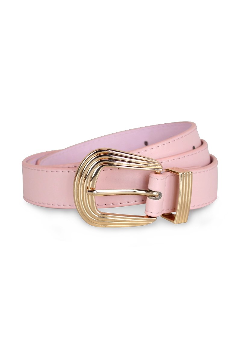 CINTURÓN ECOCUERO CARVEN ROSADO MUJER TEGAN - 1