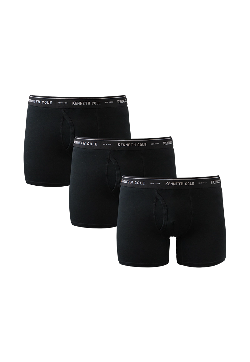 BOXER PACK3 ALGODÓN HOMBRE KENNETH COLE NEGRO - 1