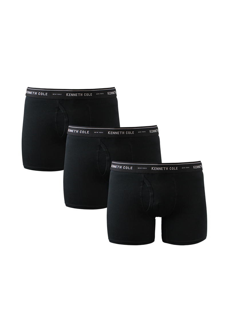 BOXER PACK3 ALGODÓN HOMBRE KENNETH COLE NEGRO - 1