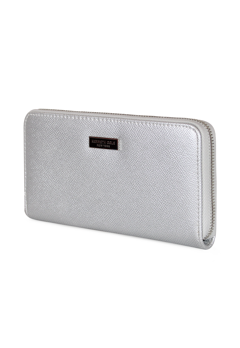 BILLETERA MUJER BESSIE PLATEADA KENNETH COLE - 2