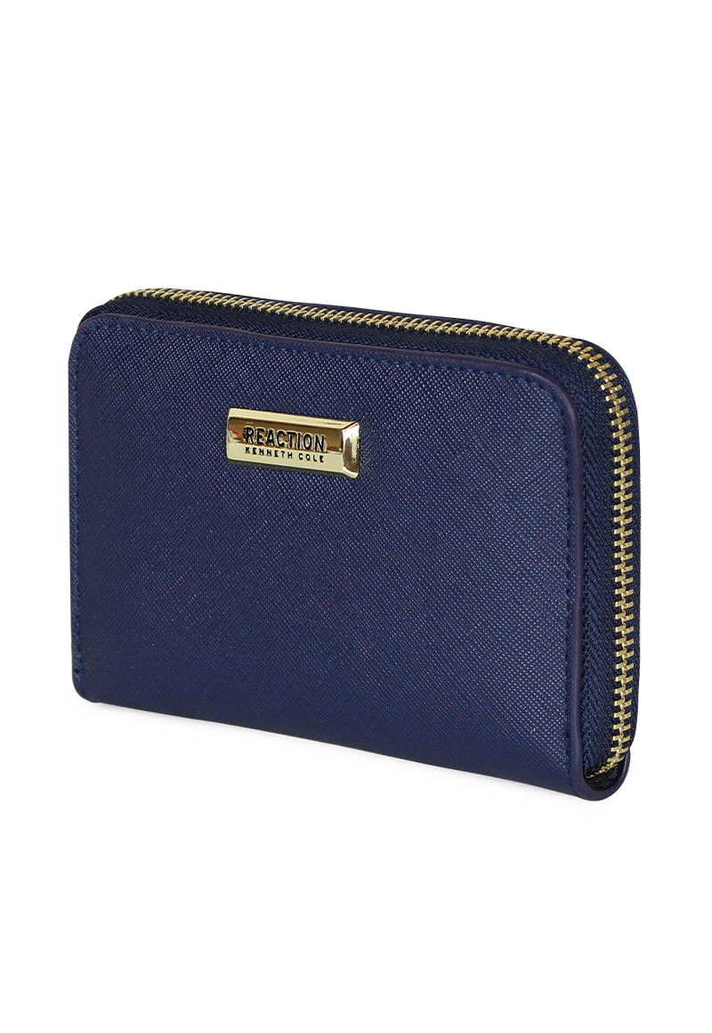 BILLETERA MUJER TRIFOLD AZUL KENNETH COLE - 2