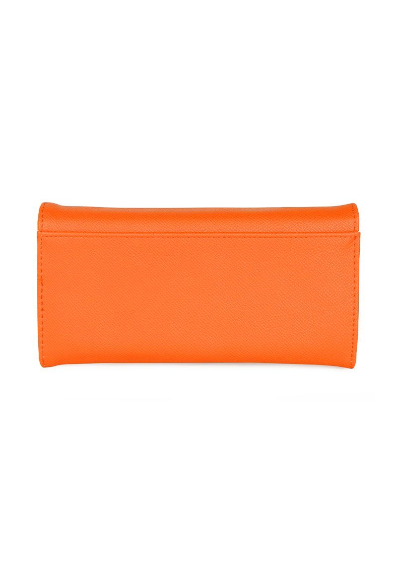 BILLETERA MUJER FLAP-BESSIE ORANGE KENNETH COLE - 4