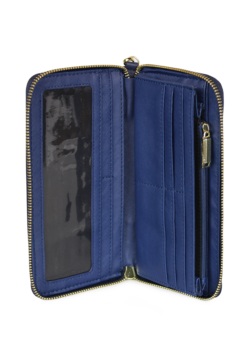 BILLETERA MUJER JAEDA AZUL KENNETH COLE - 4