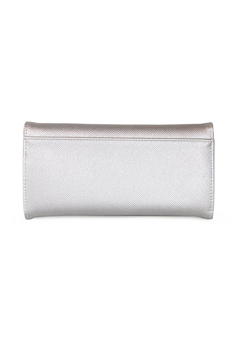 BILLETERA MUJER FLAP-BESSIE GRIS KENNETH COLE - 3