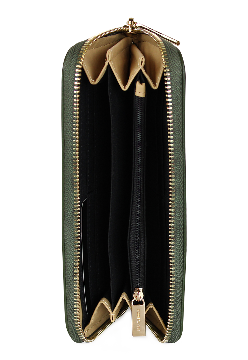 BILLETERA MUJER GOLDY VERDE KENNETH COLE - 4