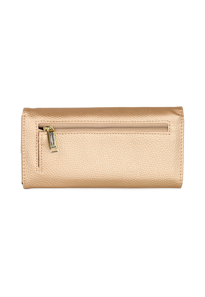 BILLETERA MUJER FIDELIA ROSA METALIZADO KENNETH COLE - 3