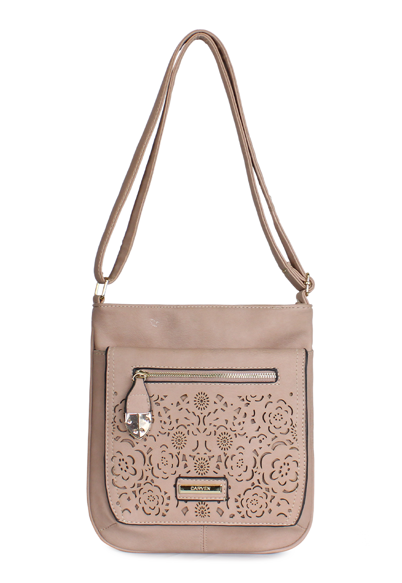 CARTERA FLOWER ROSADO PALO CARVEN - 1