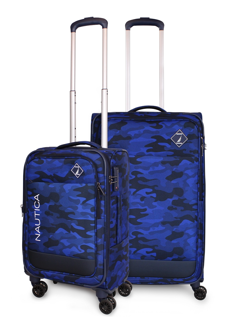 PACK 2 MALETAS BLANDA DE TELA S+M BARHAM AZUL NAUTICA - 1
