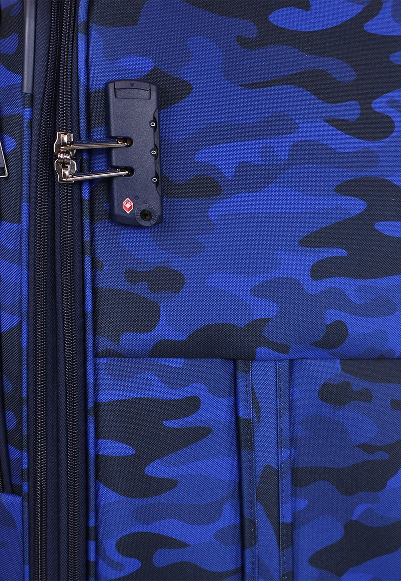 MALETA BLANDA DE TELA BARHAM MEDIANA 20KG AZUL NAUTICA - 4