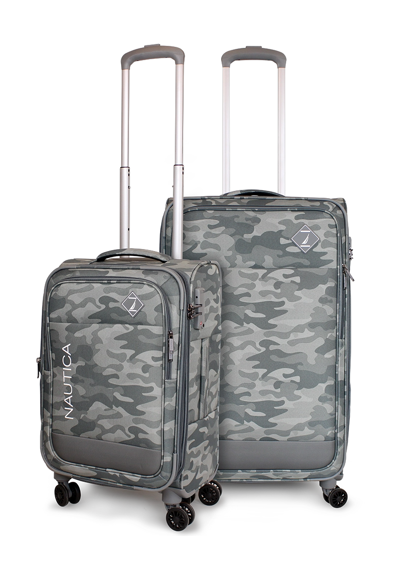 PACK 2 MALETAS BLANDA DE TELA S+M BARHAM GRIS NAUTICA - 1