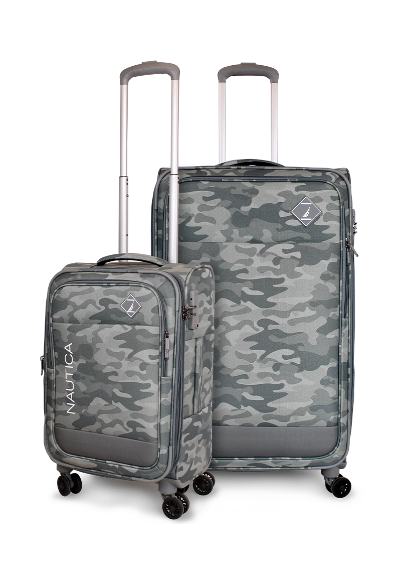 PACK 2 MALETAS BLANDA DE TELA S+L BARHAM GRIS NAUTICA - 1
