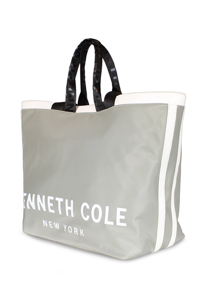 BOLSO KENNETH COLE NYLON GRIS MUJER ROKU - 2