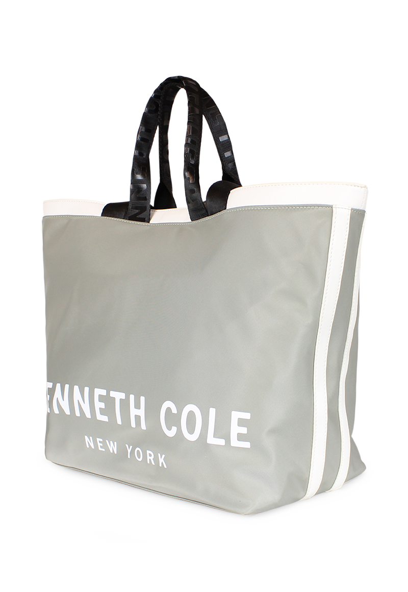 BOLSO KENNETH COLE NYLON GRIS MUJER ROKU - 2
