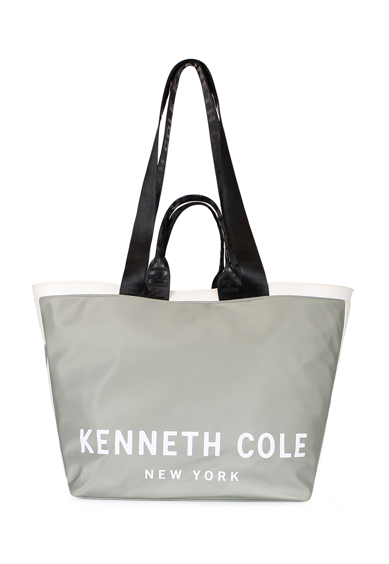 BOLSO KENNETH COLE NYLON GRIS MUJER ROKU - 3