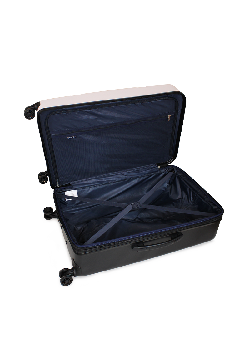 MALETA BORA L 23 KG BLANCA-NEGRO NAUTICA - 2