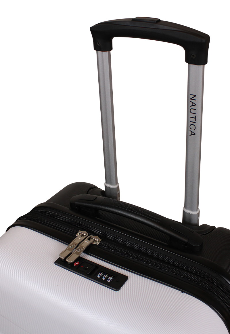 MALETA BORA L 23 KG BLANCA-NEGRO NAUTICA - 4