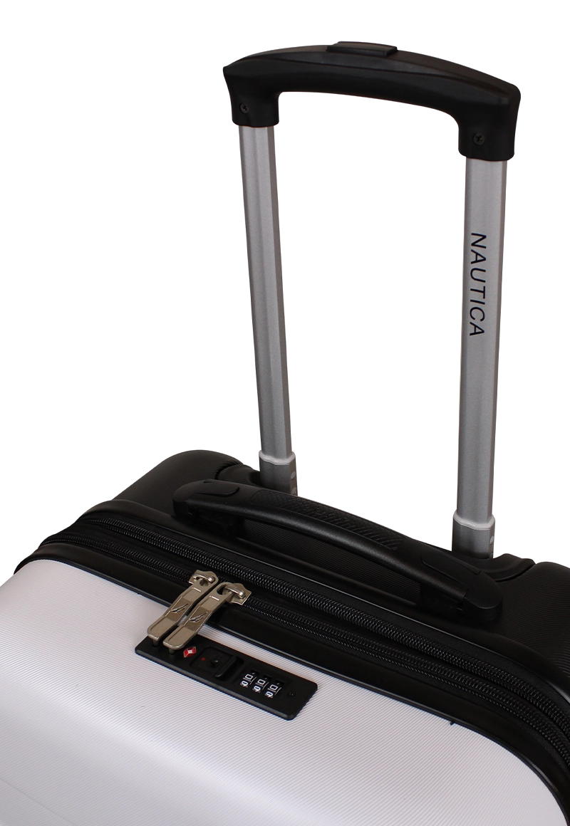 MALETA BORA MEDIANA 20KG BLANCA-NEGRO NAUTICA - 4