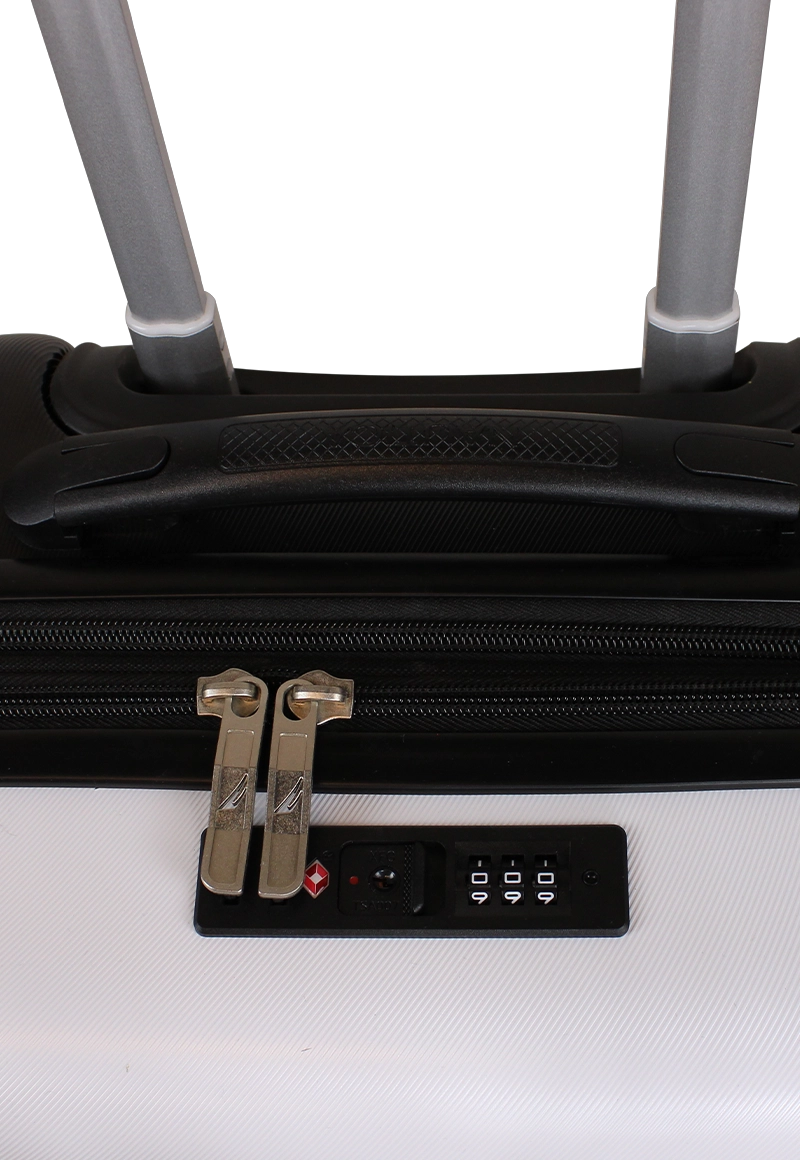 MALETA BORA MEDIANA 20KG BLANCA-NEGRO NAUTICA - 5