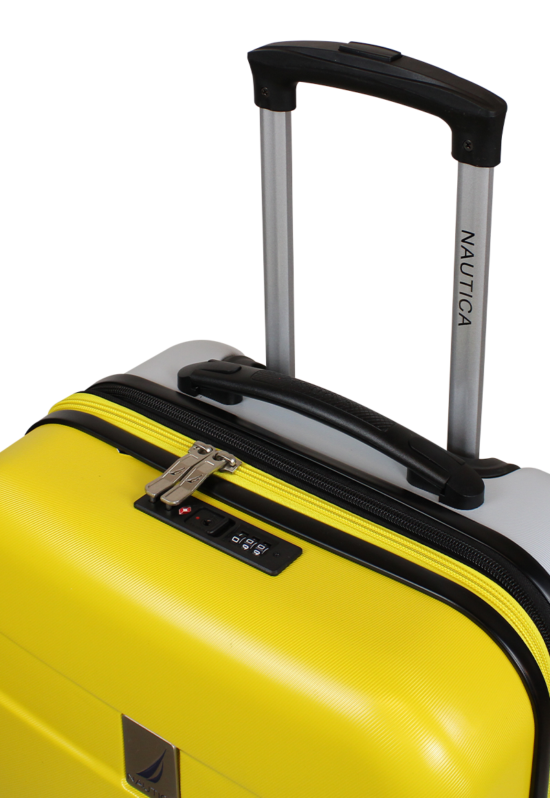 MALETA BORA L 23 KG AMARILLA-GRIS NAUTICA - 4