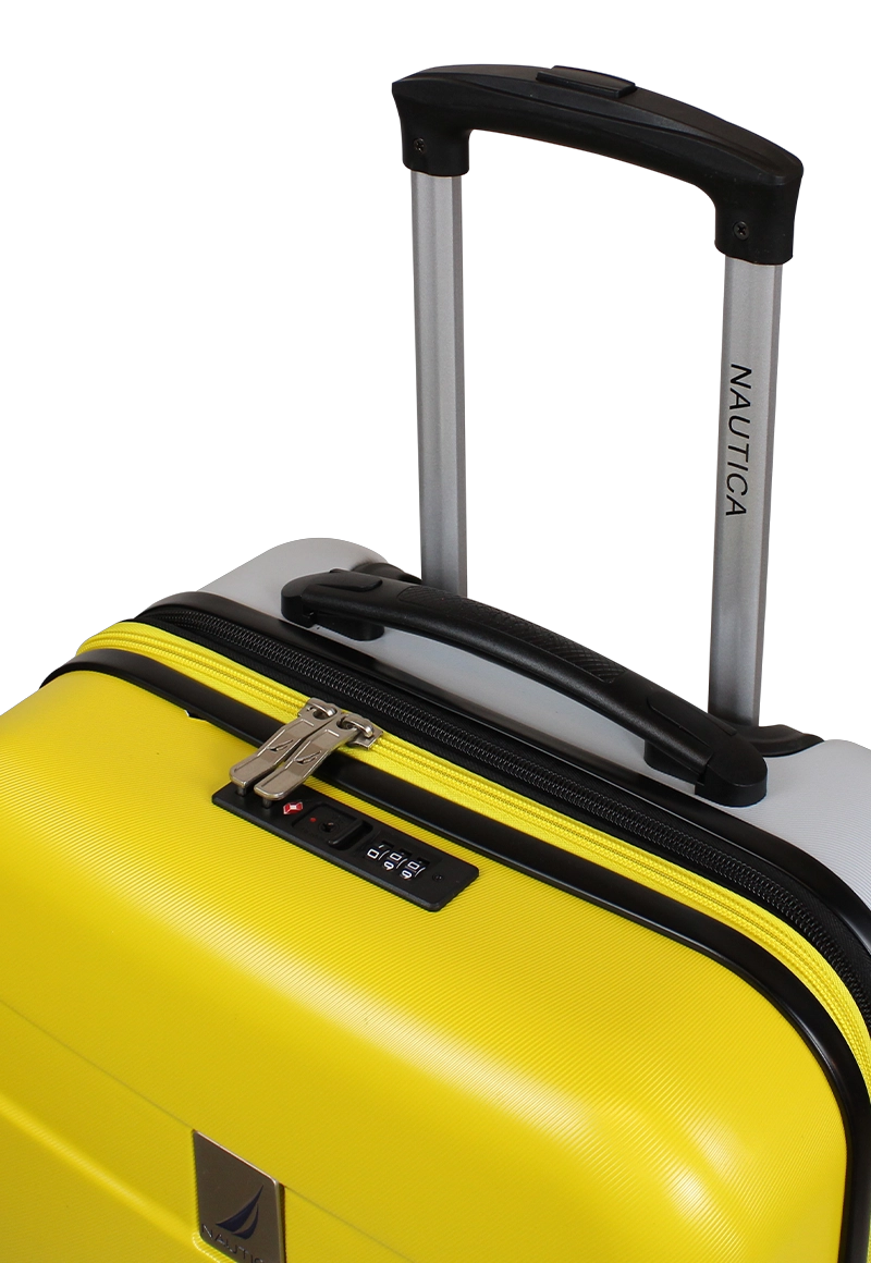 MALETA BORA MEDIANA 20KG AMARILLA-GRIS NAUTICA - 4