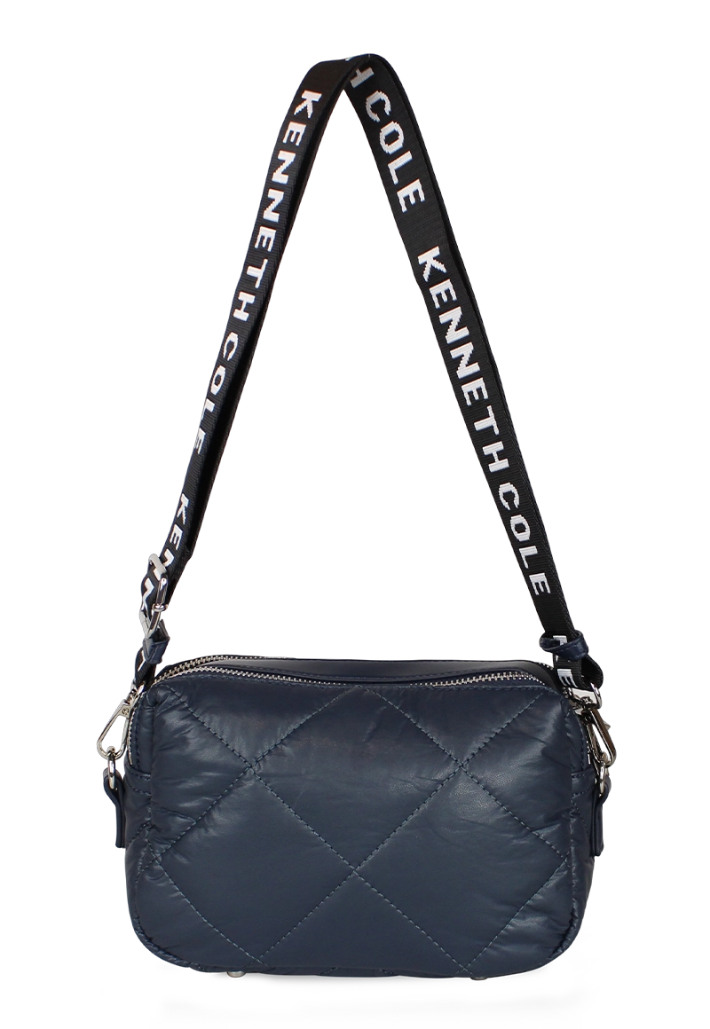 CARTERA ACOLCHADA PEYTON AZUL KENNETH COLE - 3