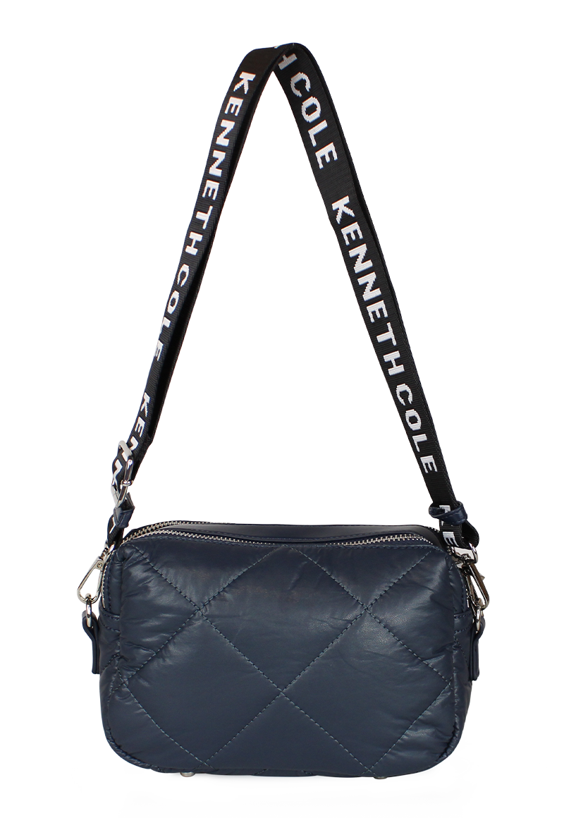 CARTERA ACOLCHADA PEYTON AZUL KENNETH COLE - 4