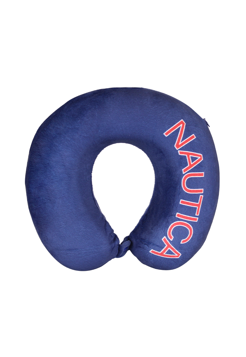 ALMOHADA NAUTICA VIAJE MEMORY FOAM 28 X 10 CM AZUL - 1