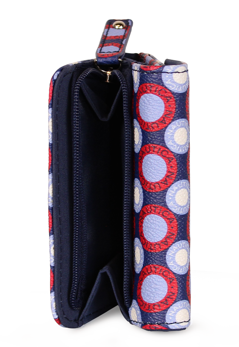 BILLETERA DE MUJER AMERICA ROJA NAUTICA - 3