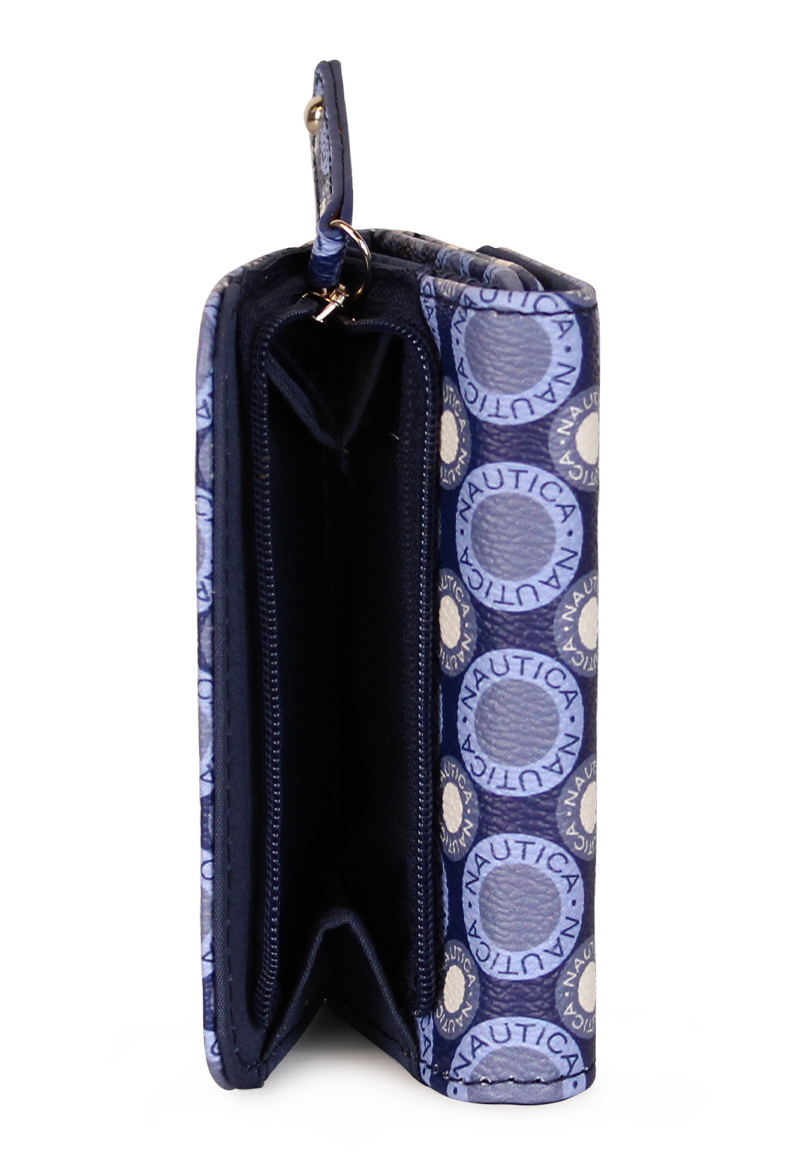 BILLETERA DE MUJER AMERICA AZUL NAUTICA - 3