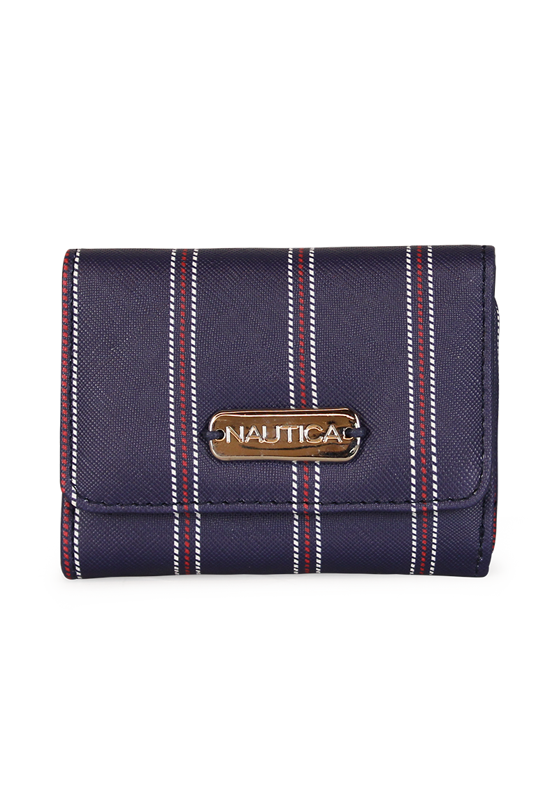 BILLETERA DE MUJER IRENE AZUL NAUTICA - 1