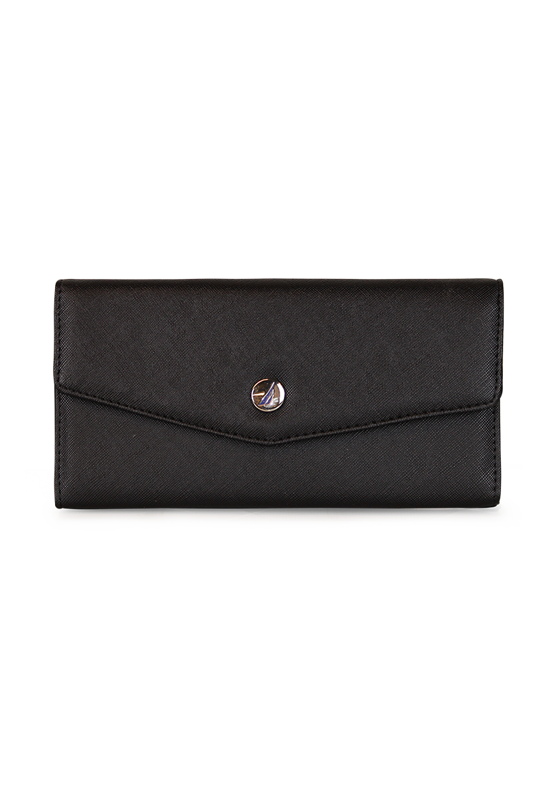 BILLETERA DE MUJER ZIGGY NEGRA NAUTICA - 1