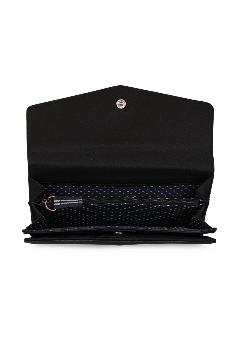 BILLETERA DE MUJER ZIGGY NEGRA NAUTICA - 3
