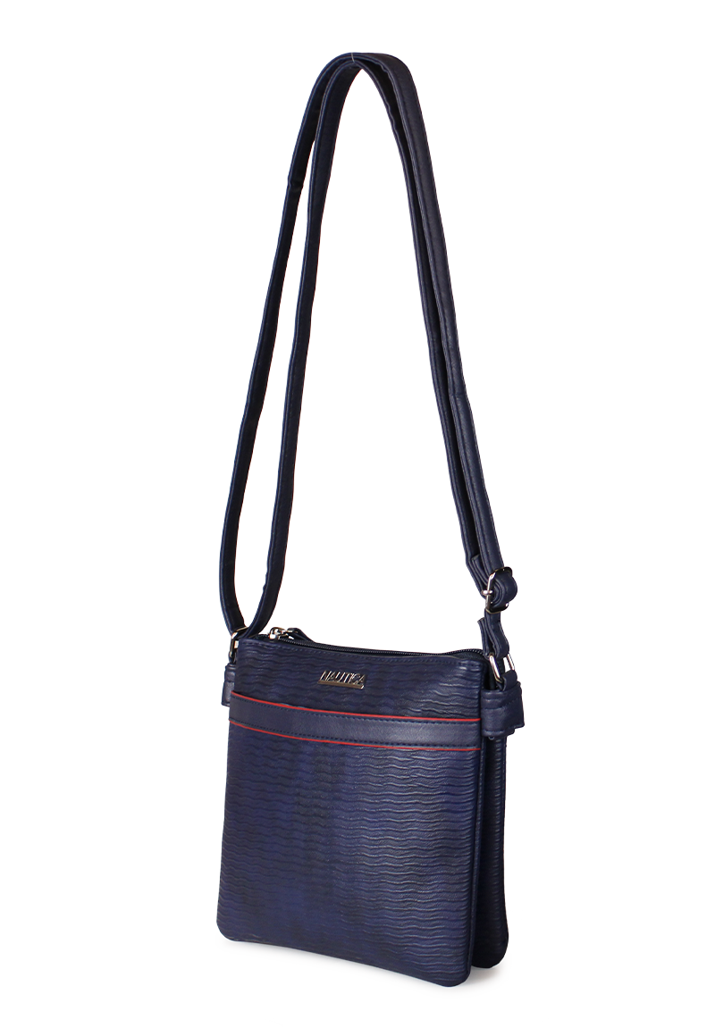 CARTERA CRUZADA LEEWAY AZUL NAUTICA - 2