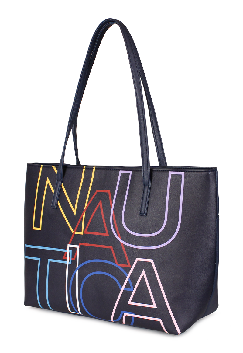 CARTERA NAUTICA ECOCUERO AZUL OUTLINER - 2