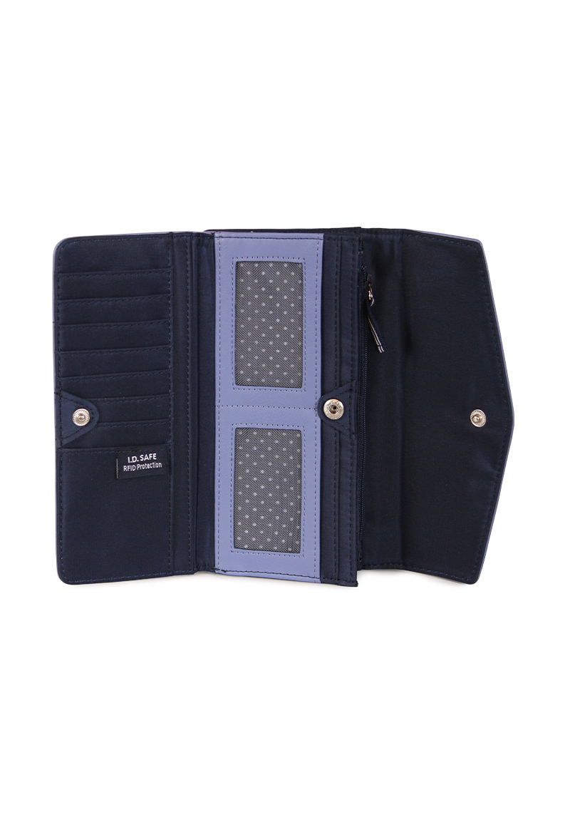 BILLETERA DE MUJER ANIA AZUL NAUTICA - 2