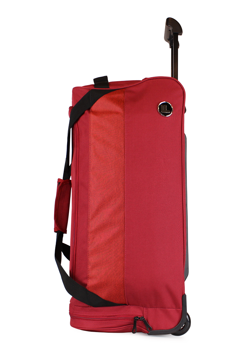 BOLSO DE VIAJE CON RUEDAS KROSS M 89 LTS ROJO F LA MALETA DE CHILE - 1