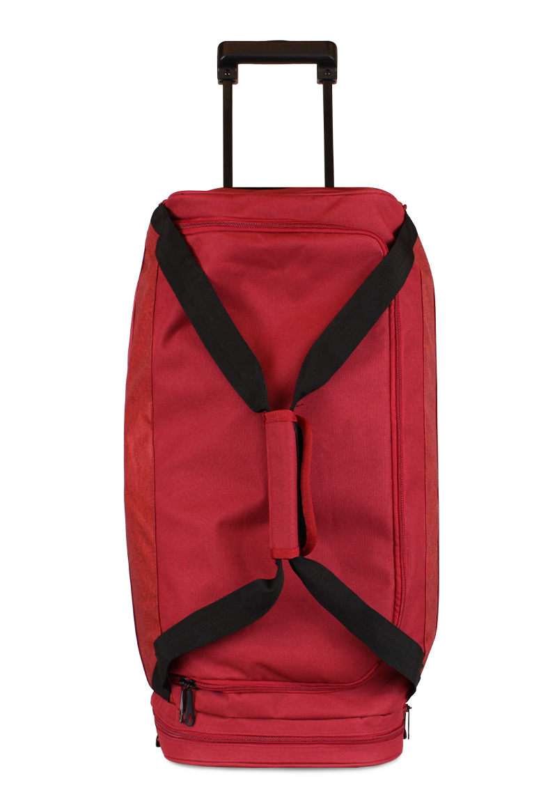 BOLSO DE VIAJE CON RUEDAS KROSS M 89 LTS ROJO F LA MALETA DE CHILE - 3