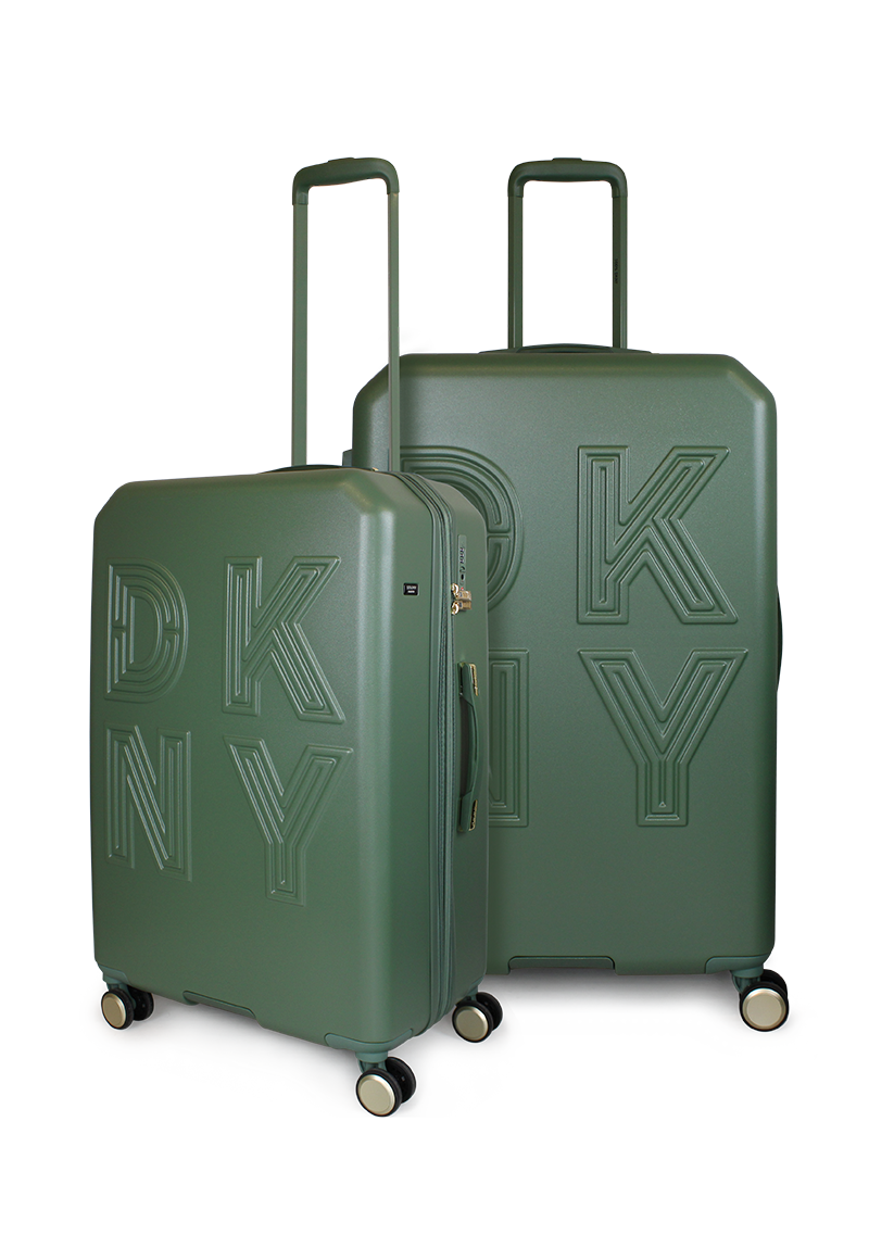 PACK 2 MALETAS DONNA KARAN LUCERNA M 20KG + L 23KG VERDE DKNY - 1
