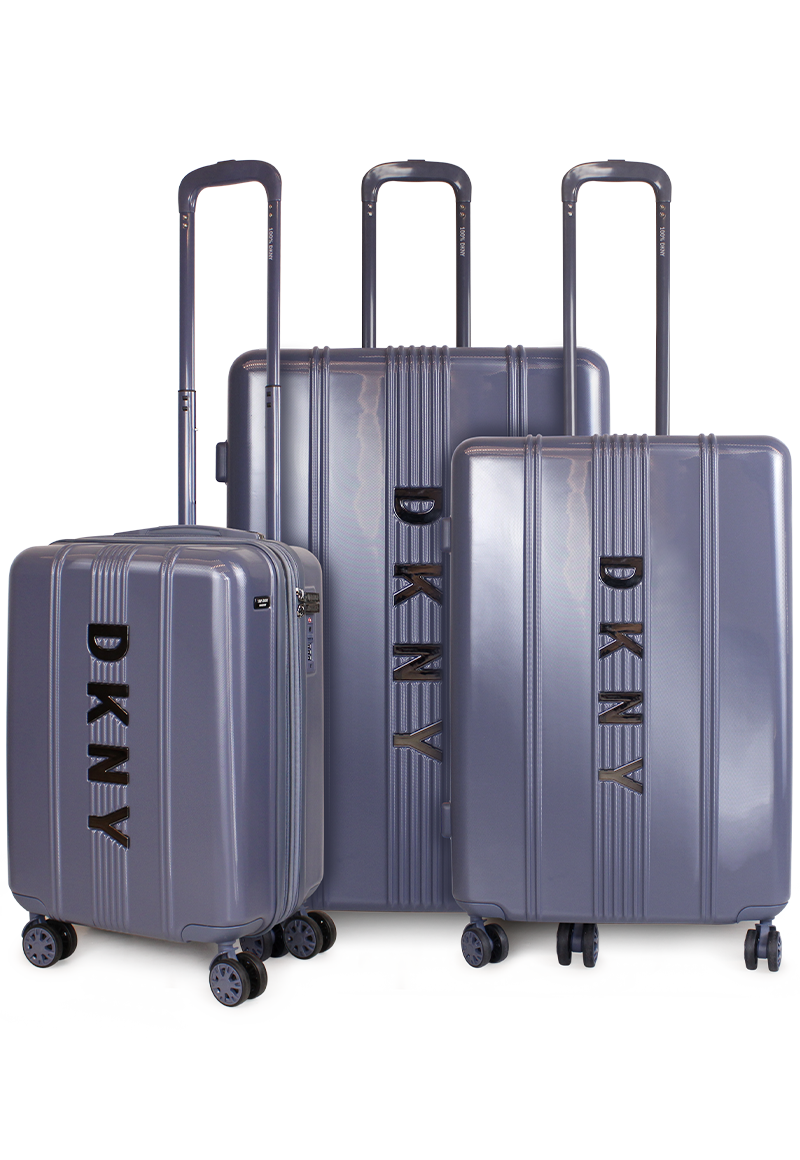SET DE 3 MALETAS DONNA KARAN ELITE S+M+L AZUL DKNY - 1