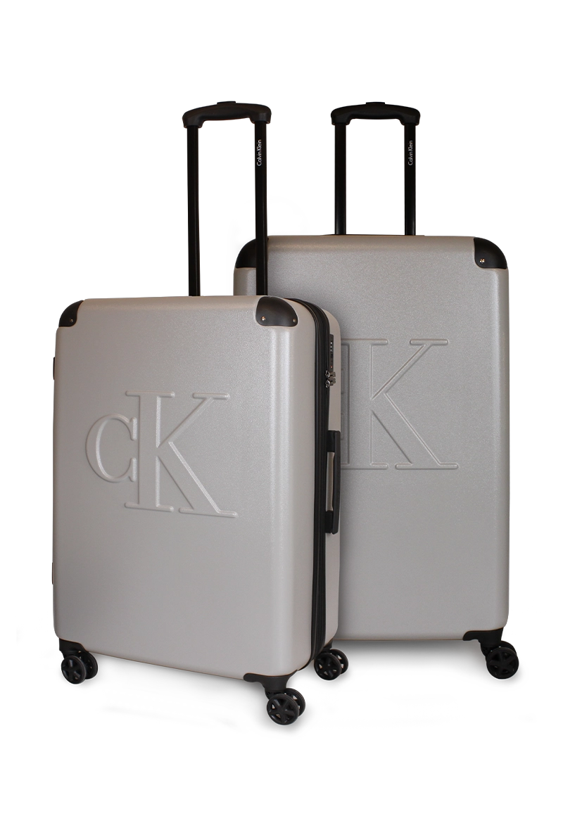 PACK 2 MALETAS CADILLAC MEDIANA 20KG + GRANDE 23KG GRIS CALVIN KLEIN - 1