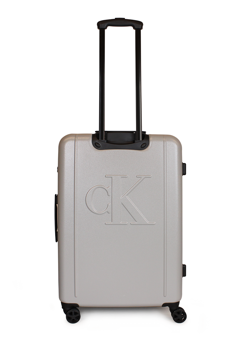 Ripley - MALETA MEDIANA CADILLAC 20KG GRIS CALVIN KLEIN