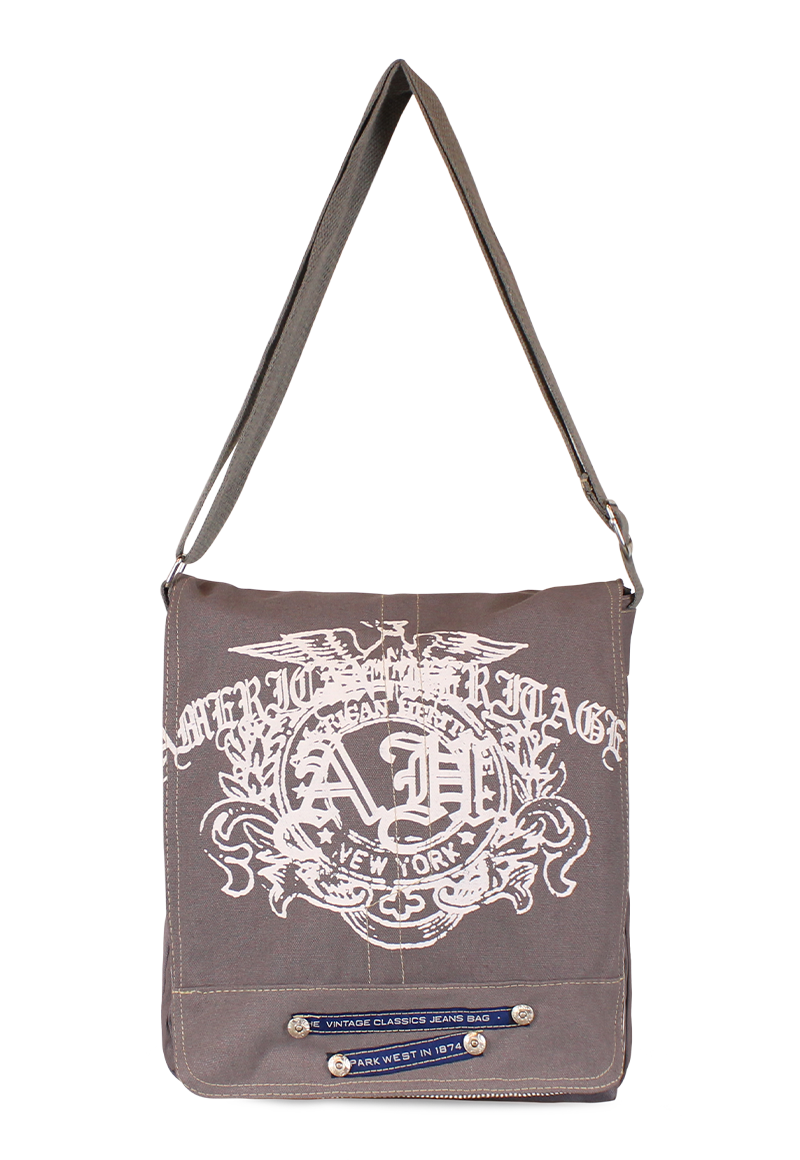 BOLSO MORRAL AMERICAN GRIS PARK WEST - 1