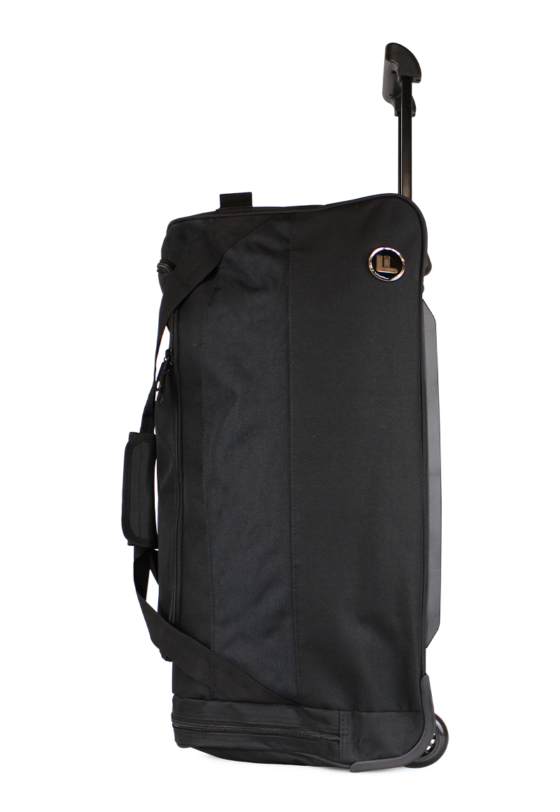 BOLSO DE VIAJE CON RUEDAS KROSS M 89 LTS NEGRO + CANDADO F - 1