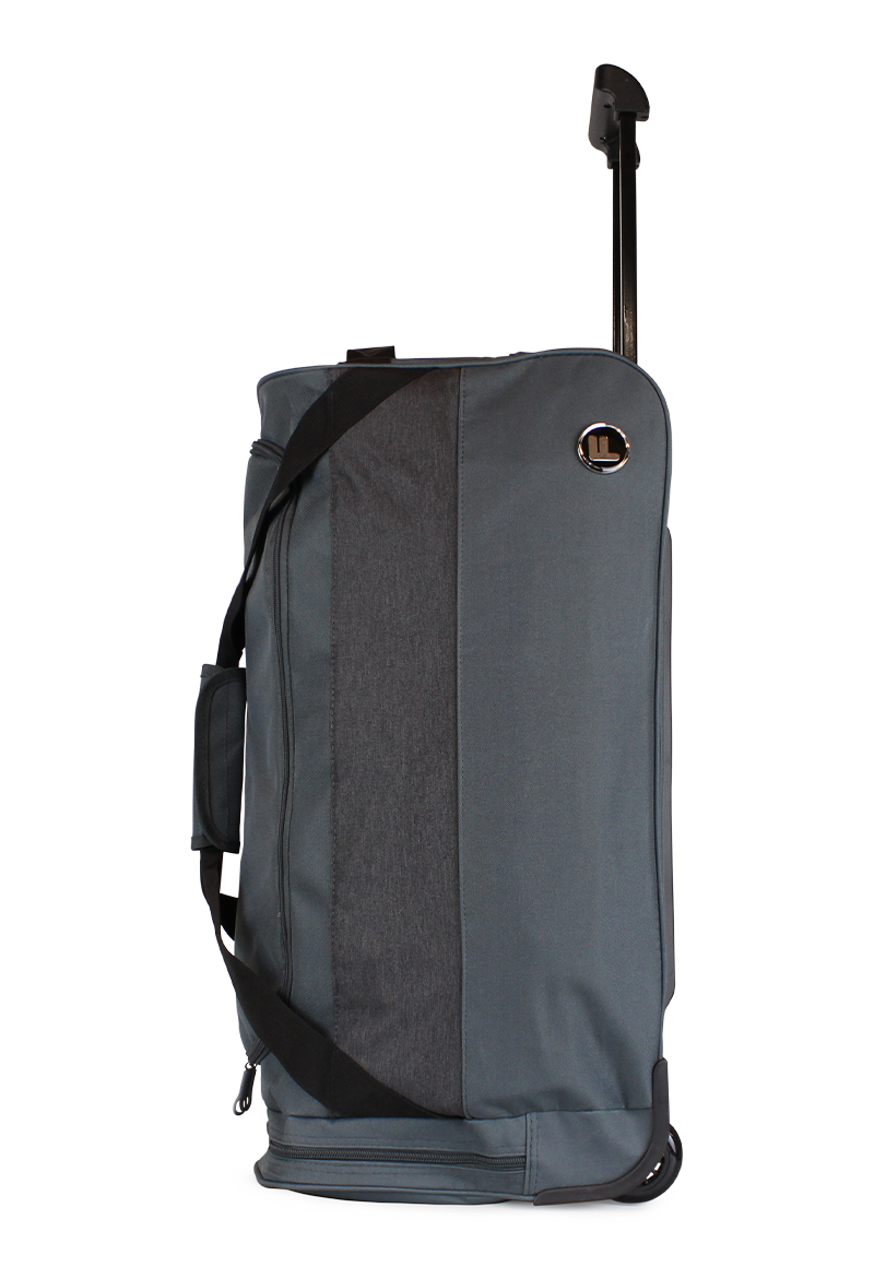 BOLSO DE VIAJE CON RUEDAS KROSS M 89 LTS GRIS + CANDADO F - 1