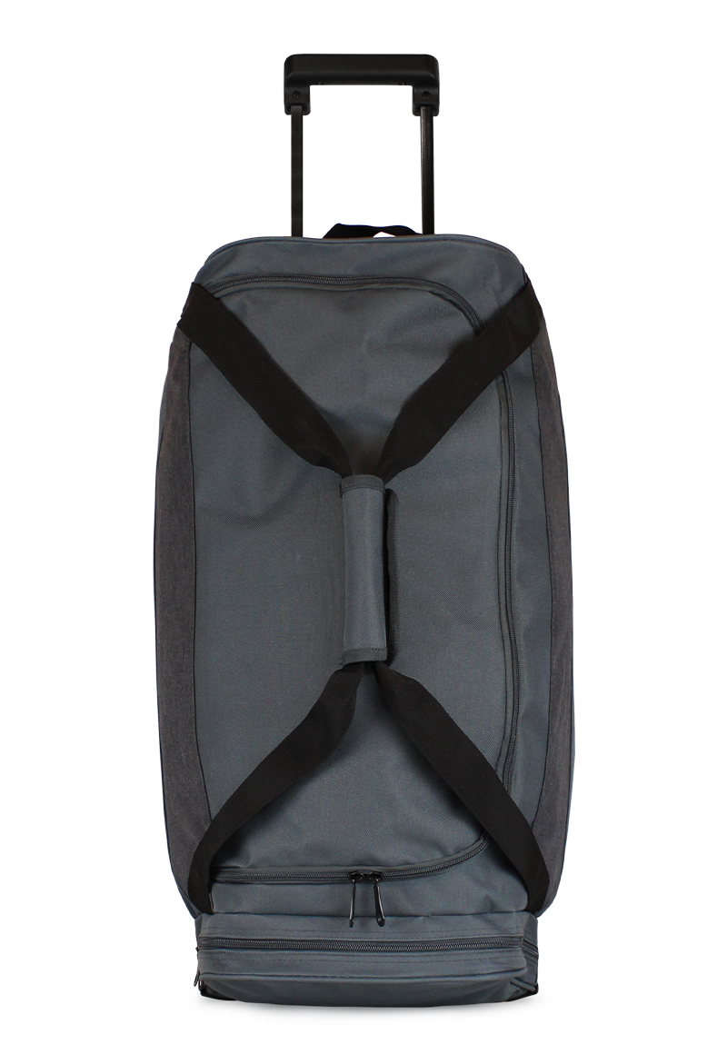 BOLSO DE VIAJE CON RUEDAS KROSS M 89 LTS GRIS + CANDADO F - 3